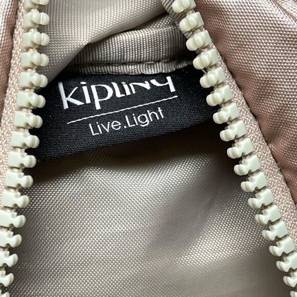 Kipling Seoul Pink Large Metallic Laptop Backpack - Picture 10 of 14